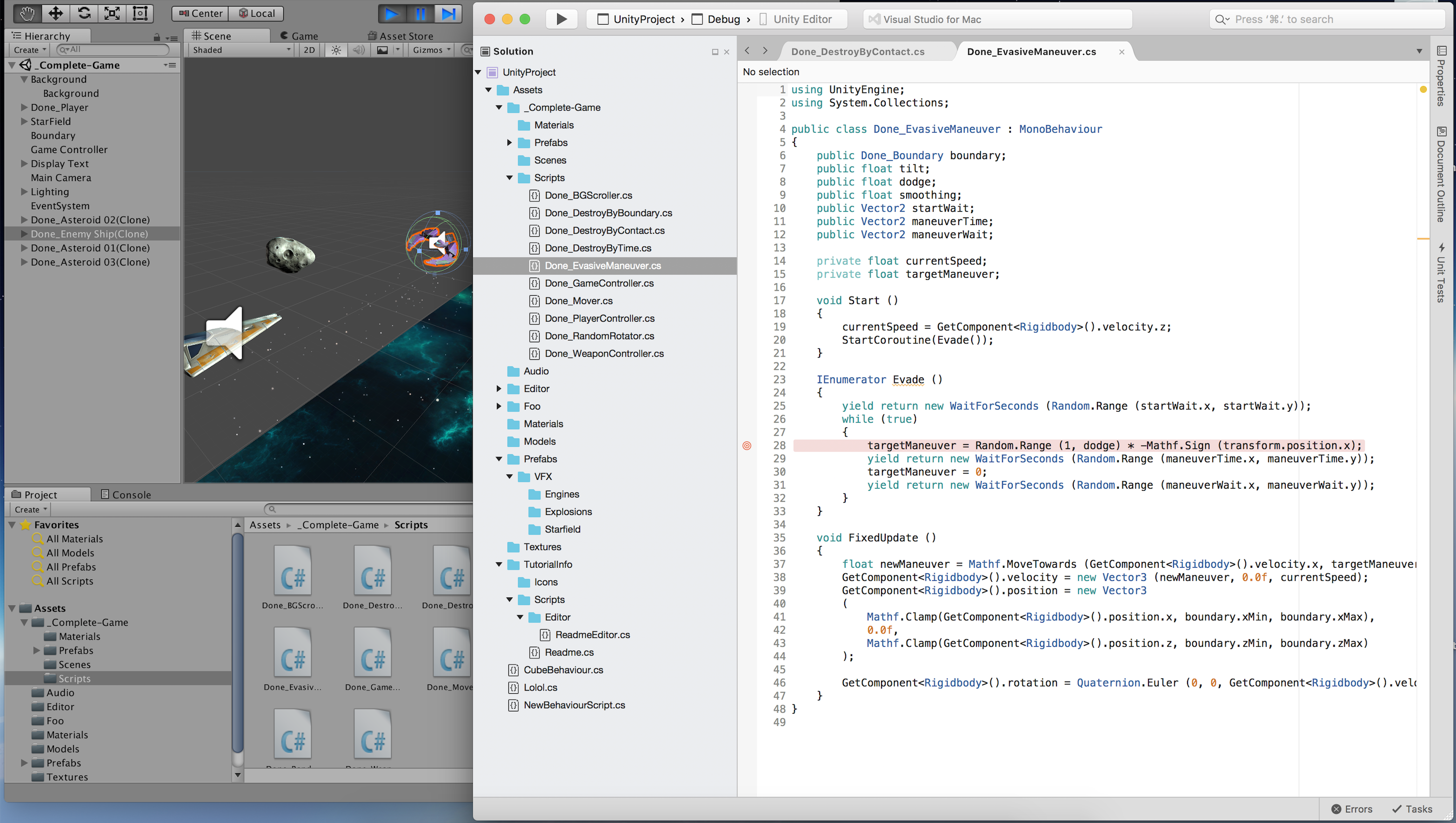 Debug Settings For Unity Visual Studio Mac